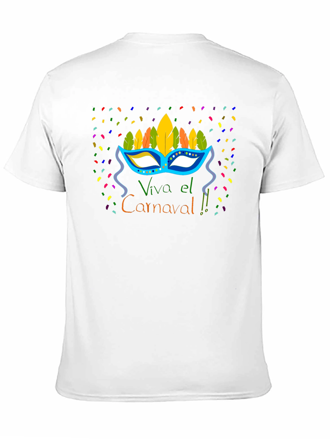 Viva el Carnaval T-Shirt - Festive Carnival Mask Design
