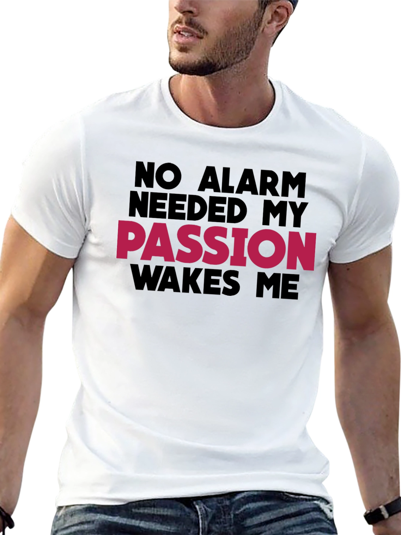 Passion Wakes Me Black T-Shirt