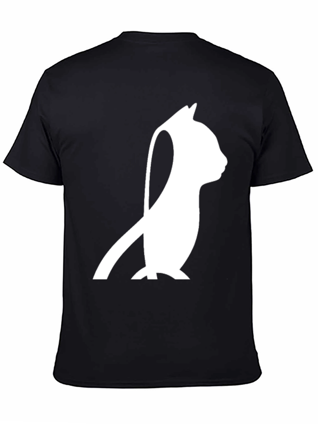 Black Cat Silhouette T-Shirt
