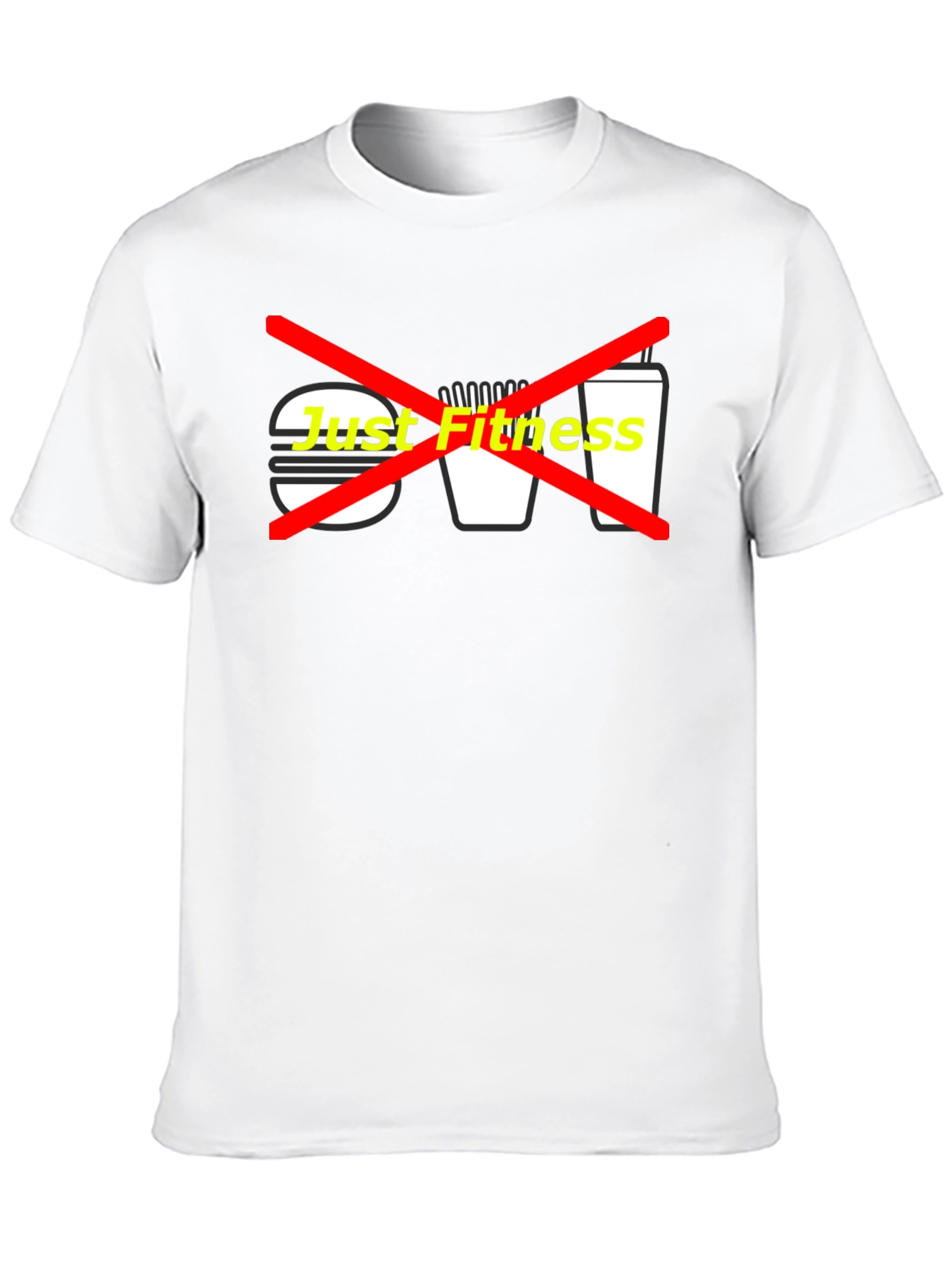 Just Fitness Graphic Tee - Black