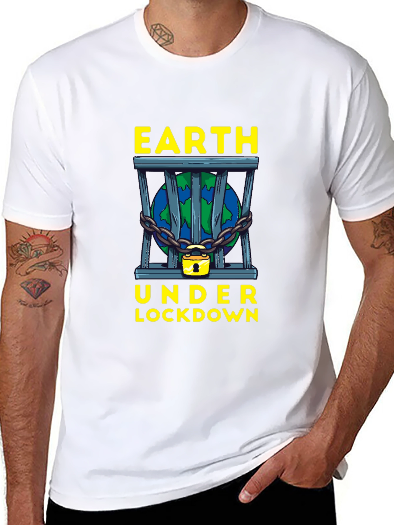 Earth Under Lockdown Graphic Tee