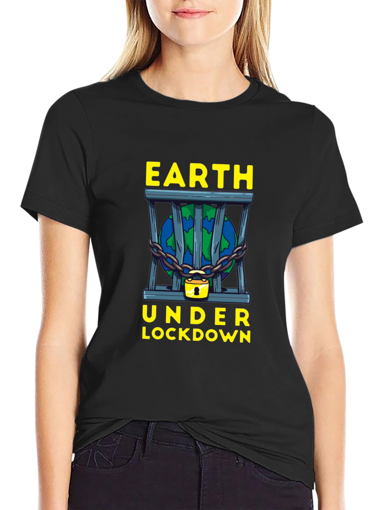 Earth Under Lockdown Graphic Tee