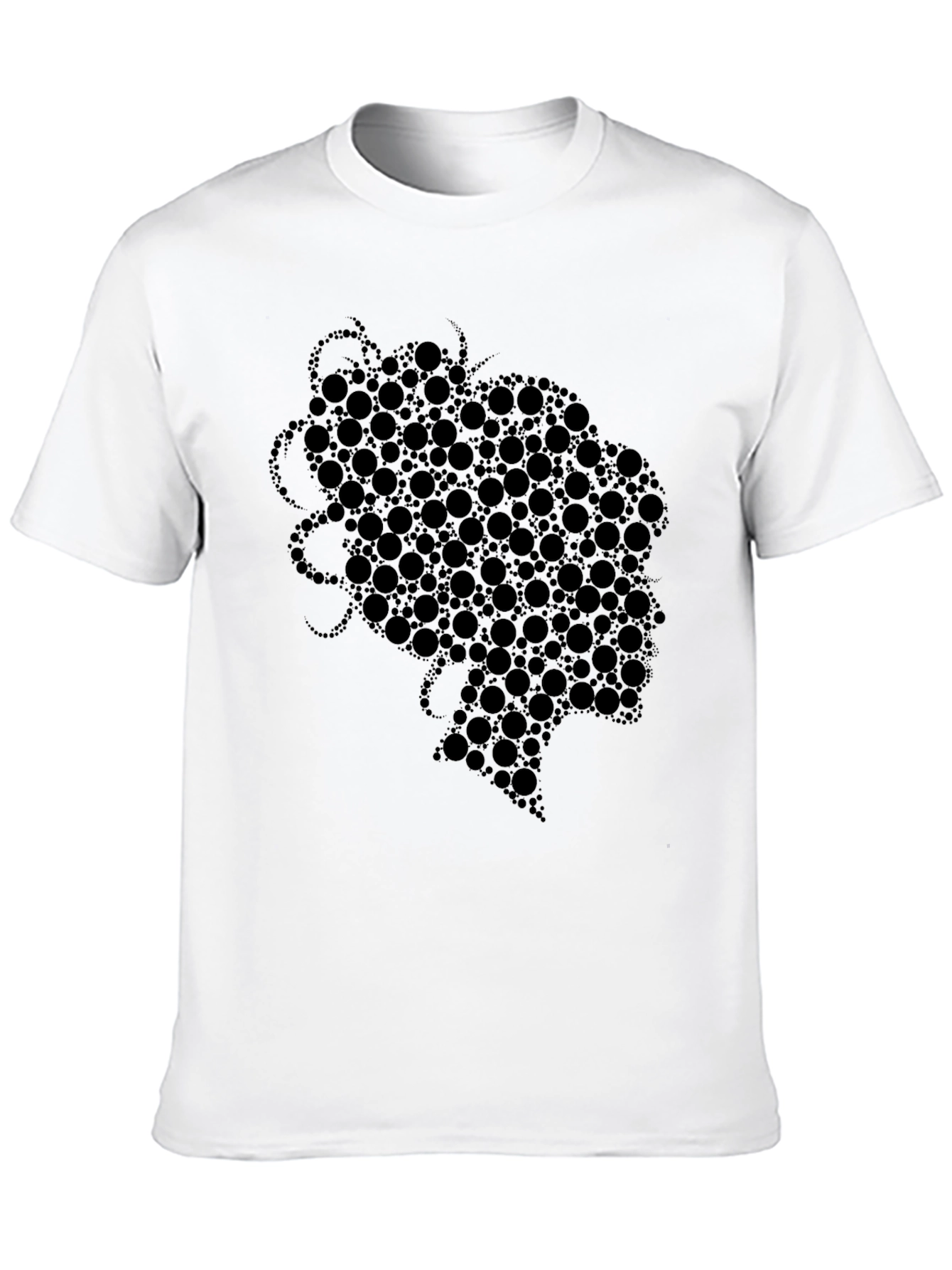 Abstract Woman Portrait Tee - Stylish Graphic T-Shirt