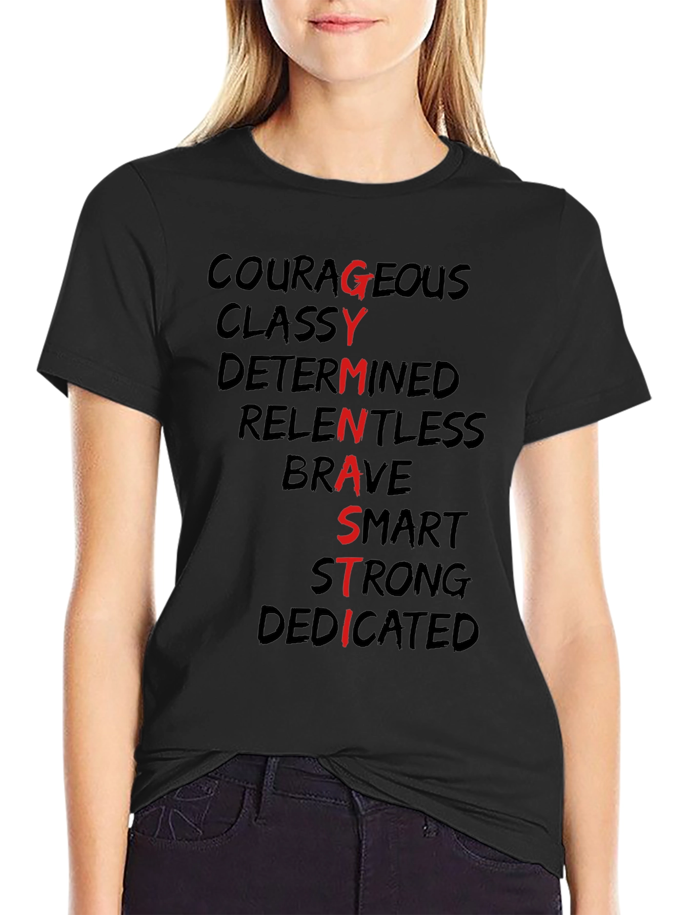 Gymnast Qualities Graphic T-Shirt