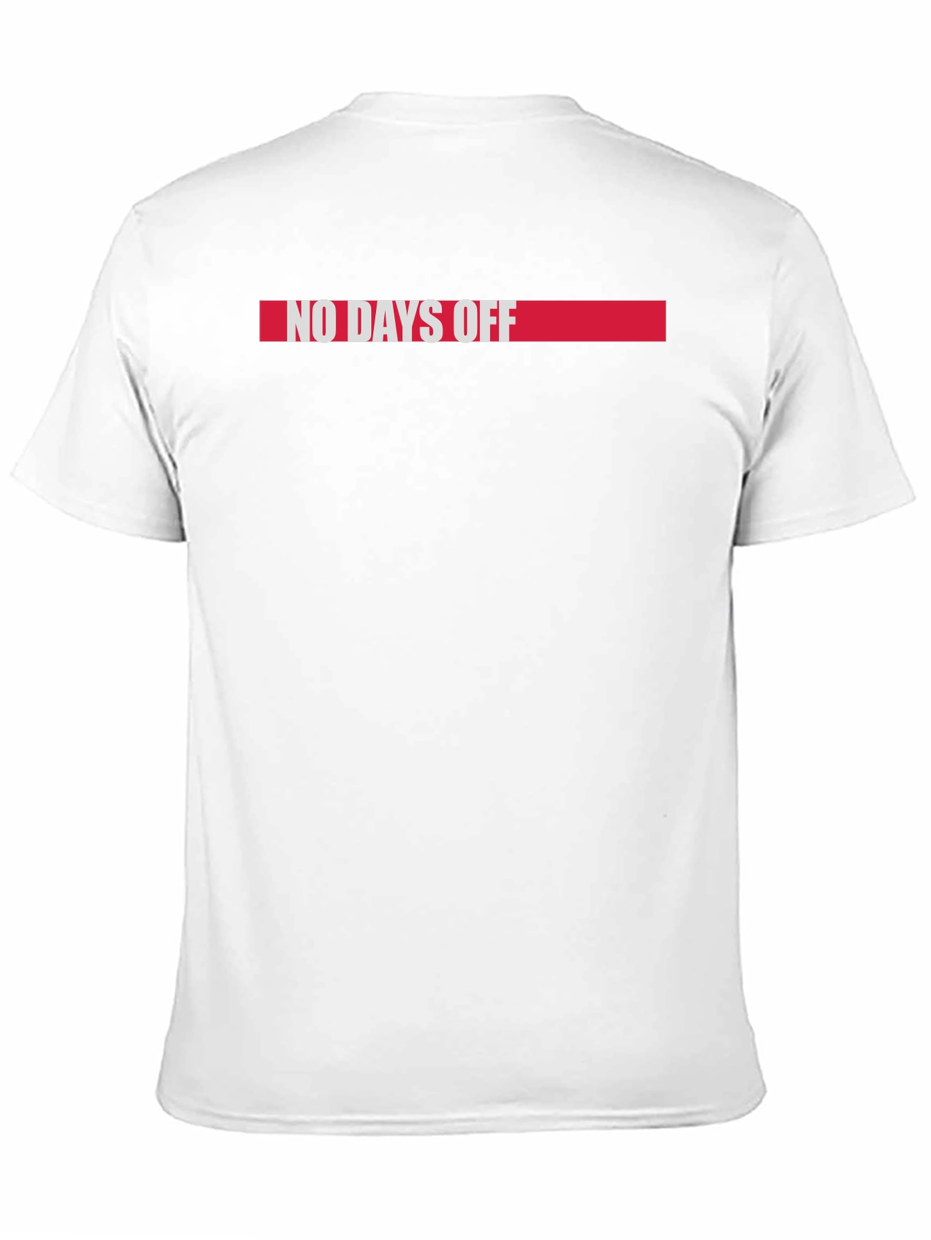 No Days Off Graphic Tee - Black Cotton Blend
