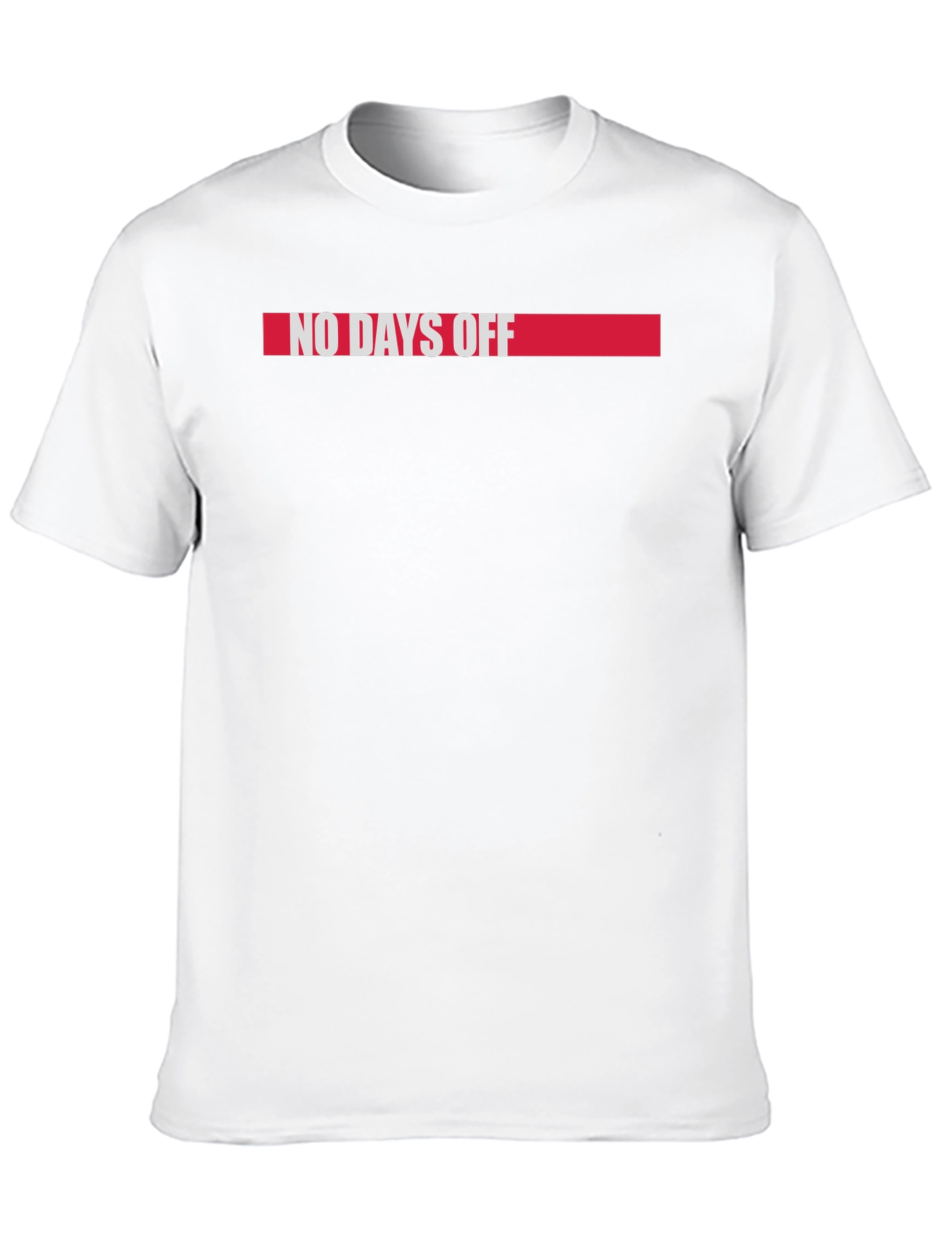 No Days Off Graphic Tee - Black Cotton Blend