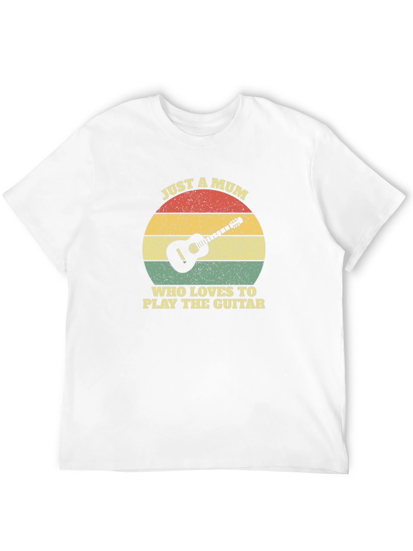 Just A Mum Guitar Lover Graphic T-Shirt