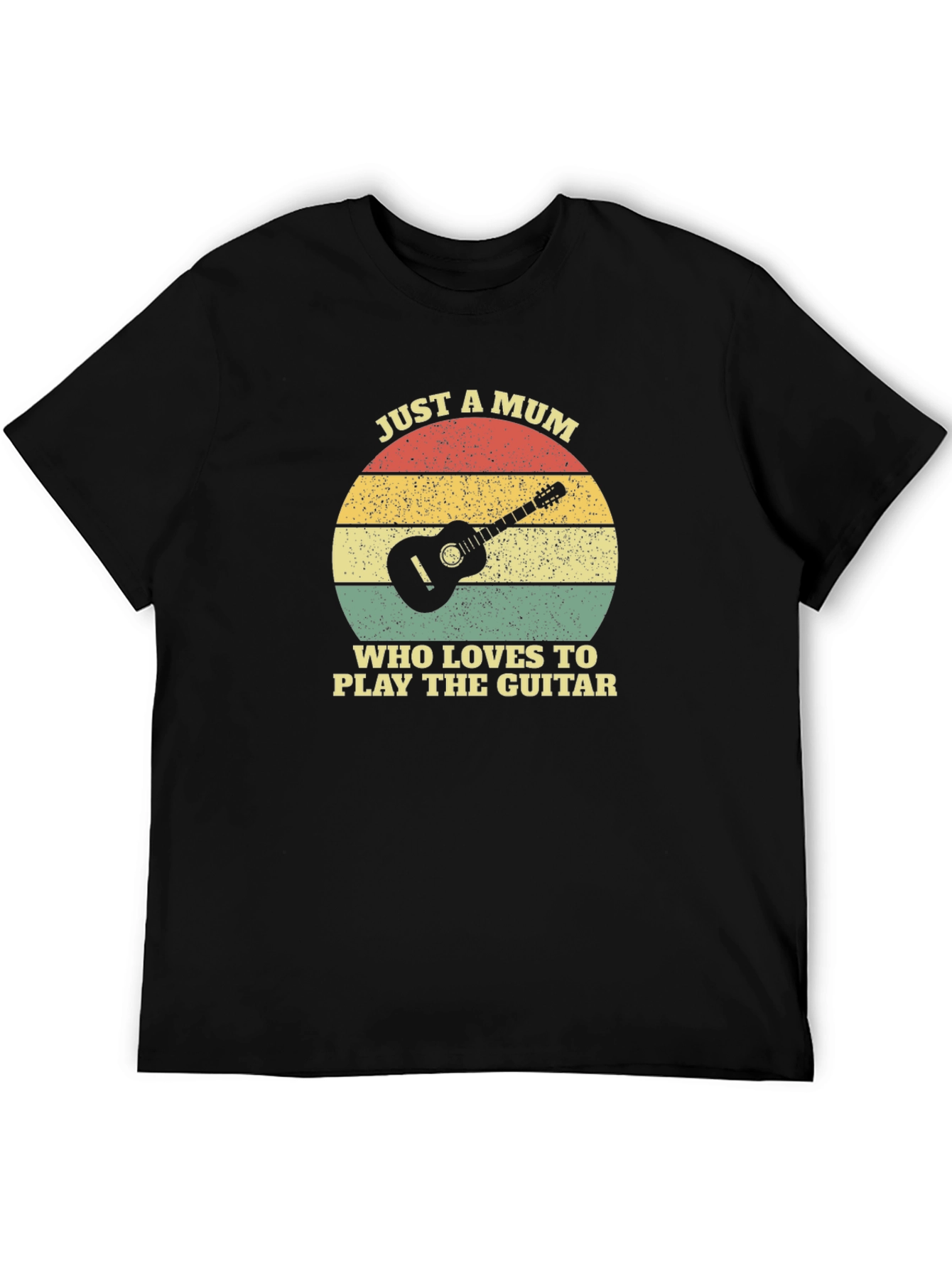 Just A Mum Guitar Lover Graphic T-Shirt