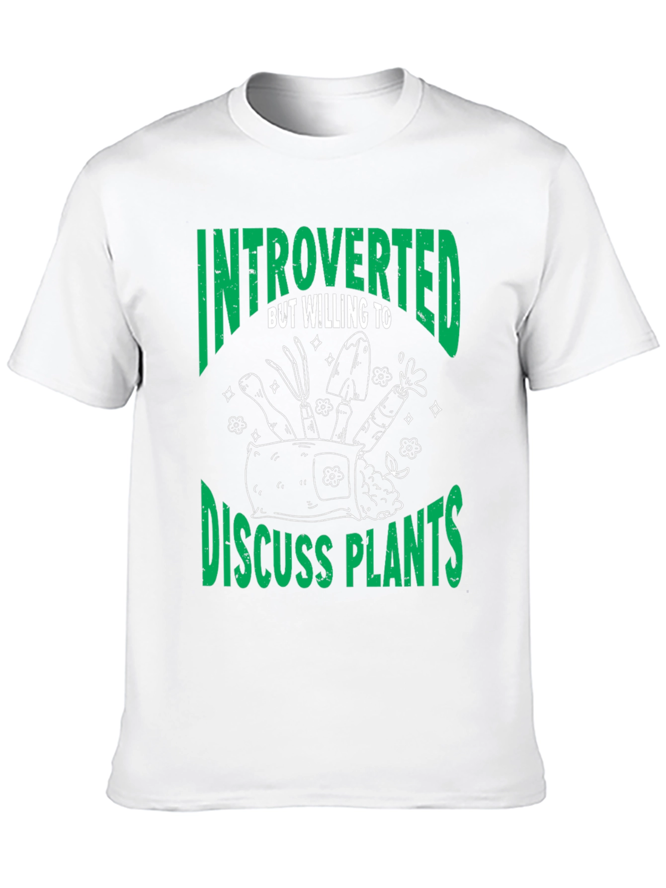 Introverted Gardener T-Shirt - Plant Lover Tee