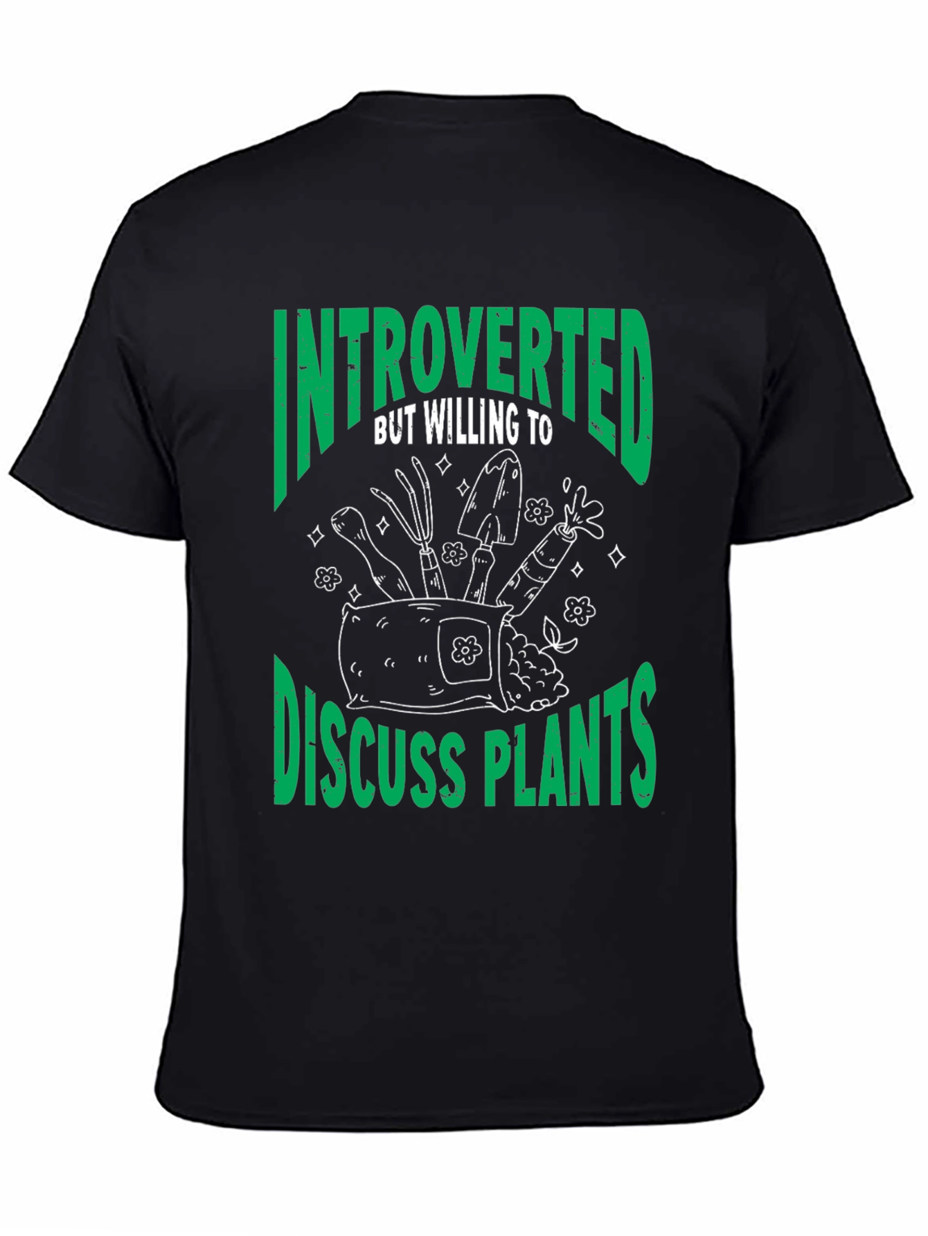 Introverted Gardener T-Shirt - Plant Lover Tee