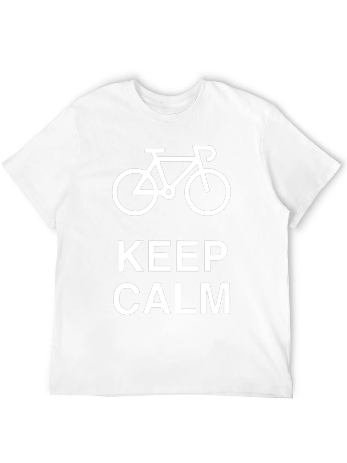 Keep Calm Cycling T-Shirt - Black