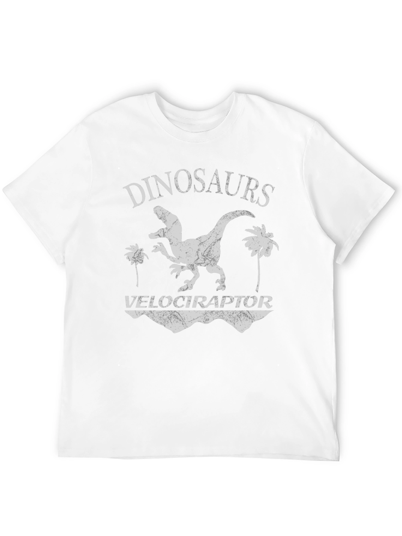 Dinosaurs Velociraptor Graphic T-Shirt