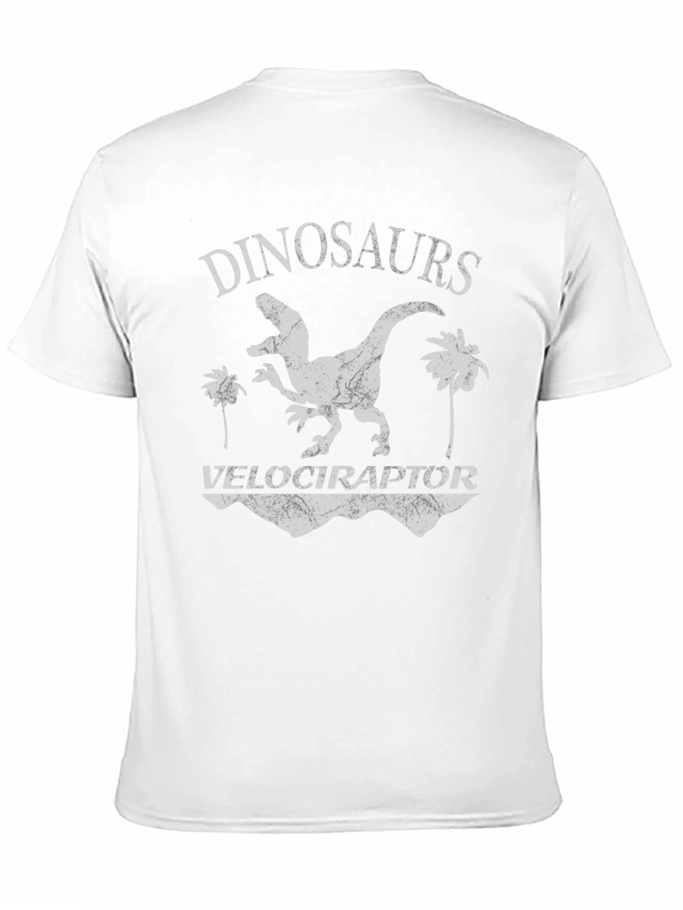 Dinosaurs Velociraptor Graphic T-Shirt