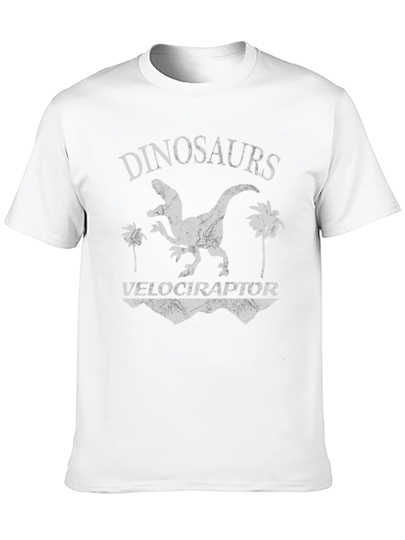 Dinosaurs Velociraptor Graphic T-Shirt