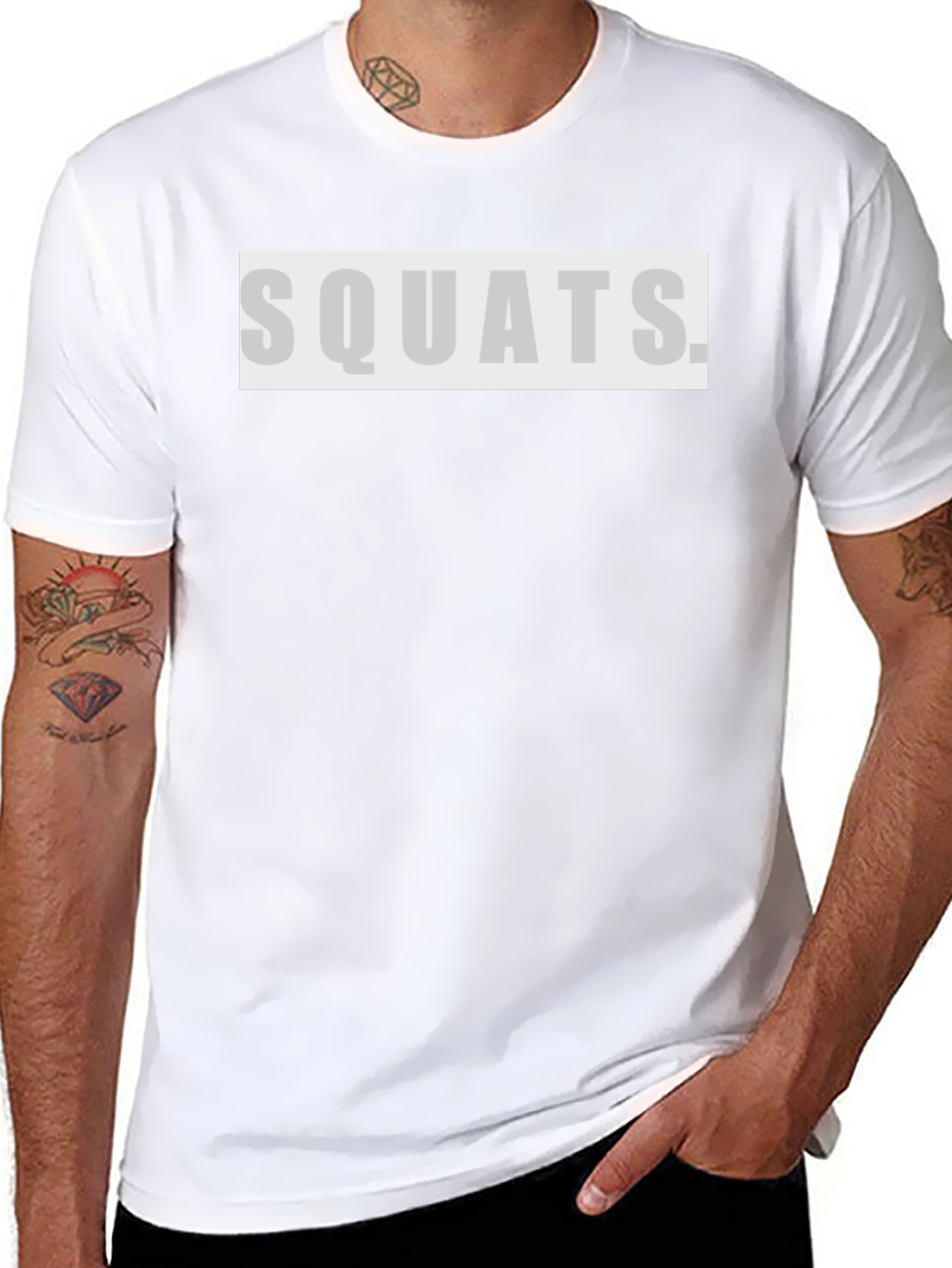 Squats T-Shirt - Gym Workout Apparel