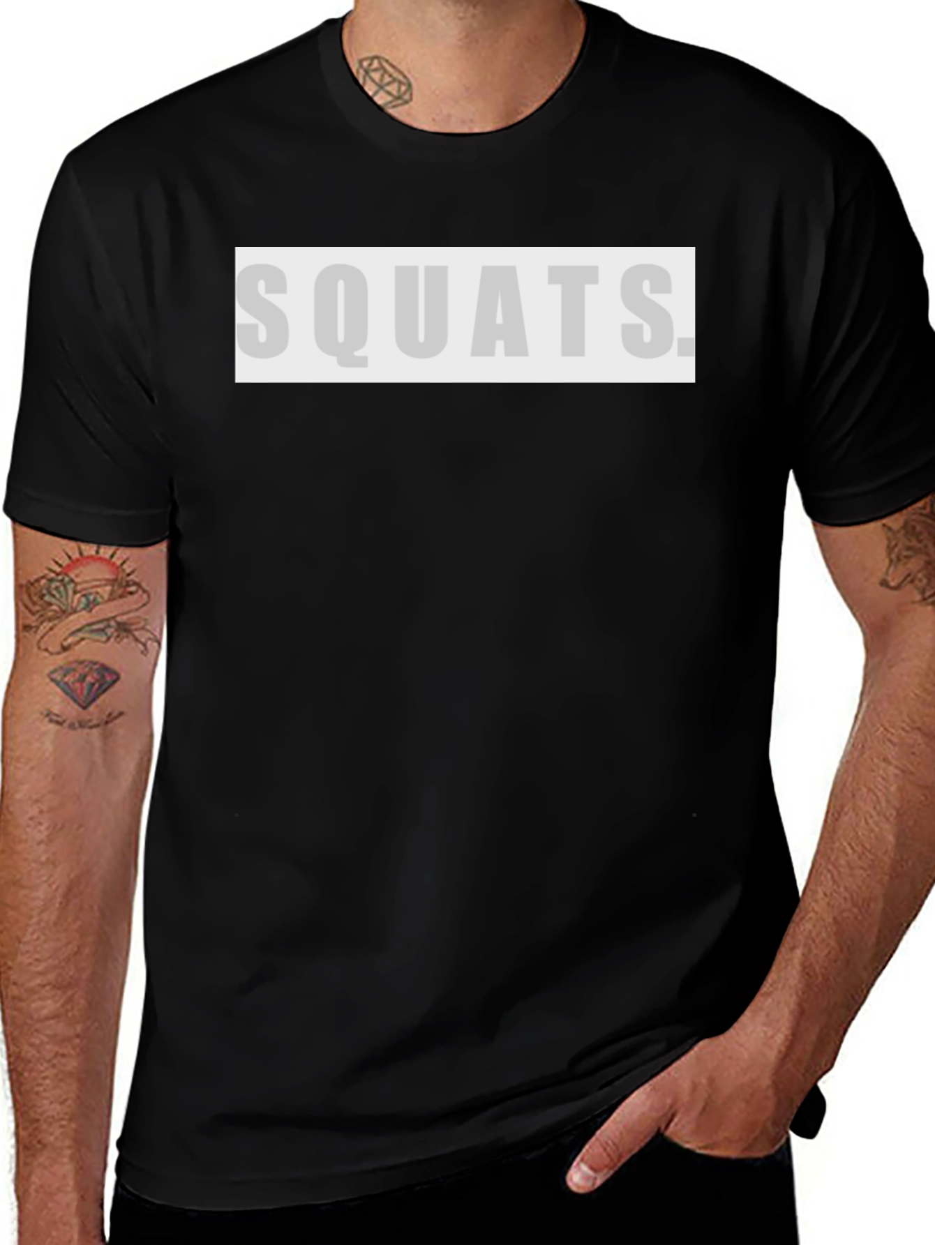 Squats T-Shirt - Gym Workout Apparel