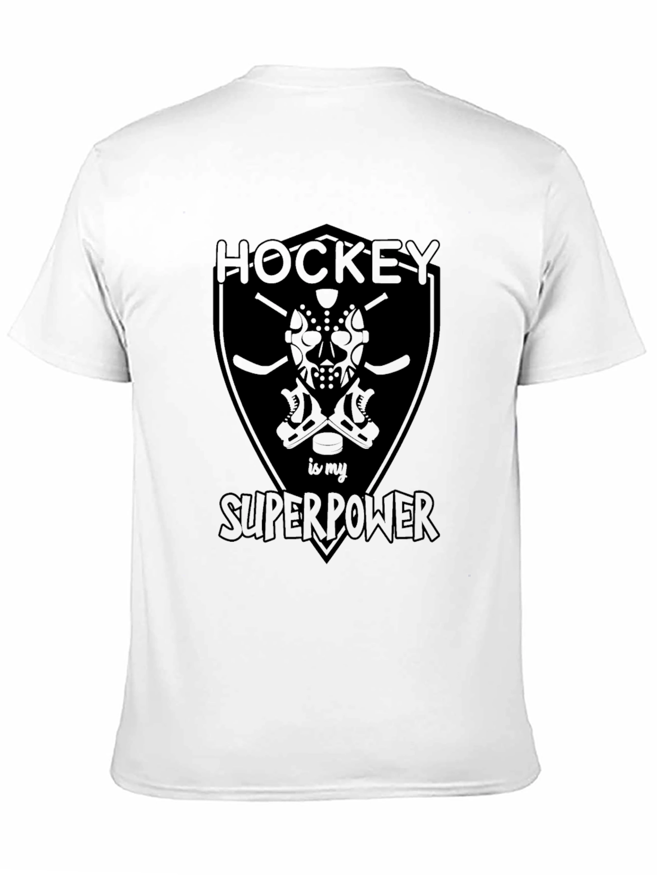 Hockey is My Superpower T-Shirt - Black
