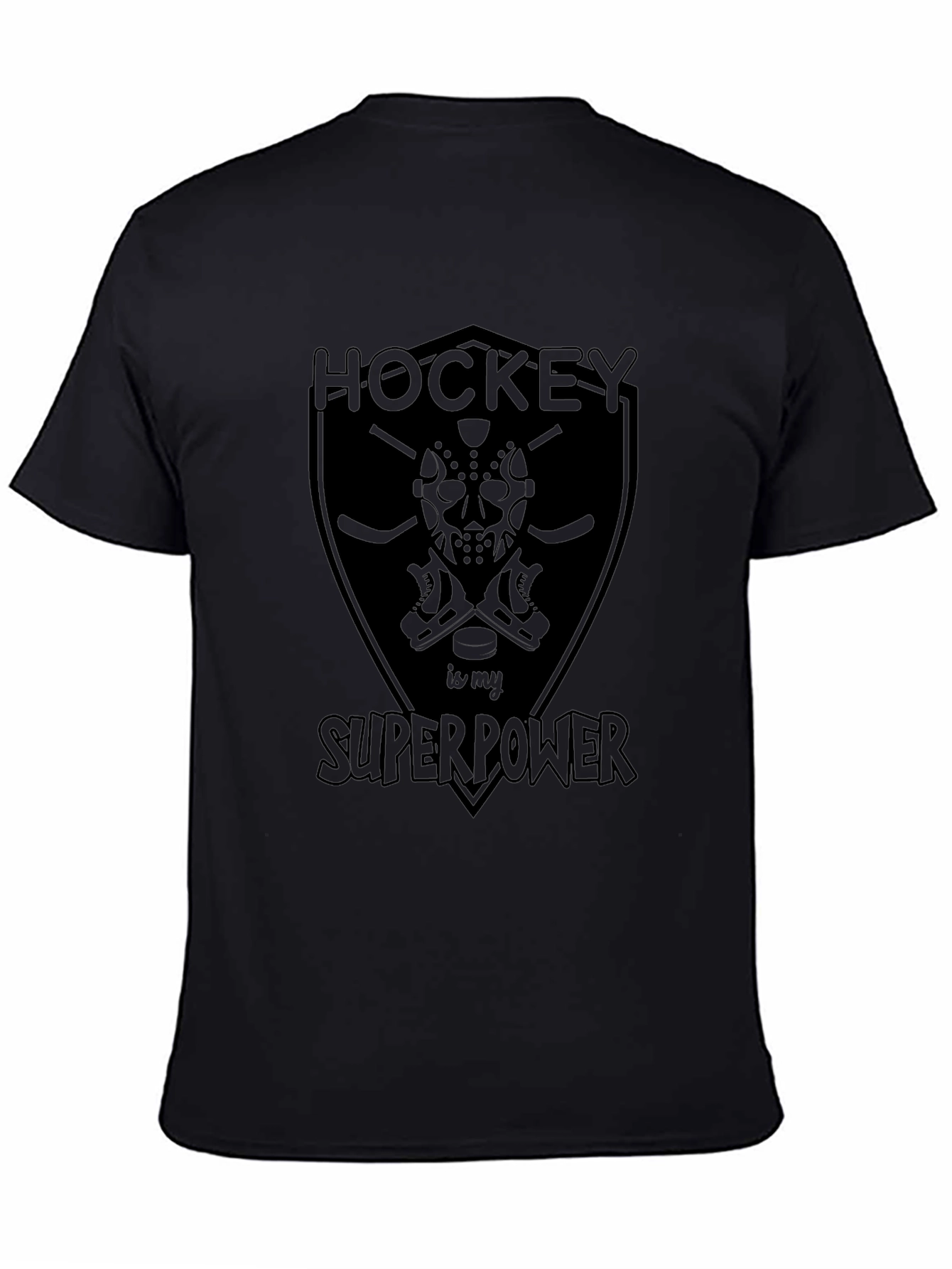 Hockey is My Superpower T-Shirt - Black