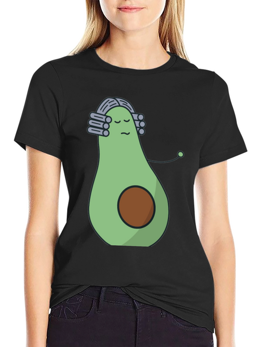 Avocado Musician Black T-Shirt - Funny Foodie Tee