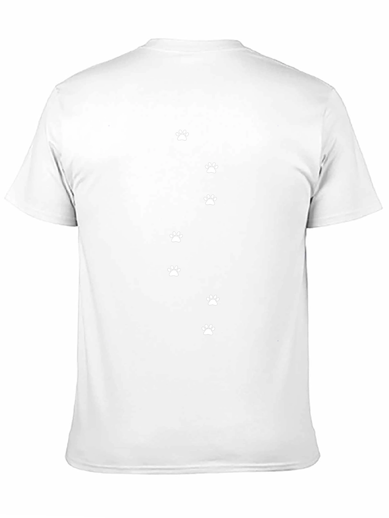 Paw Print Trail Black T-Shirt