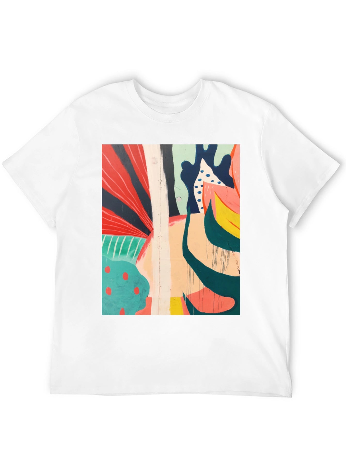 Abstract Art Black T-Shirt - Modern Graphic Tee