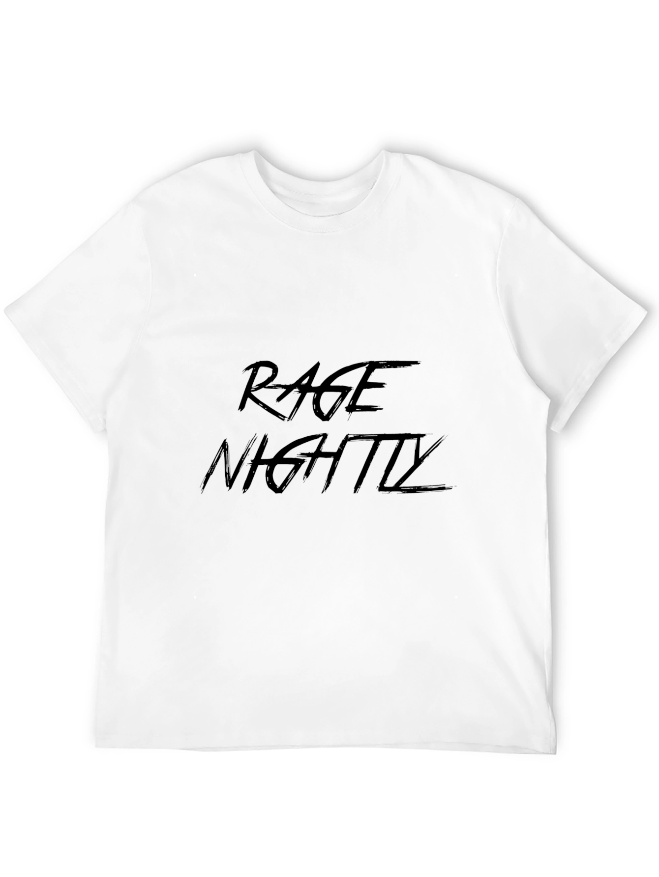 Rage Nightly Black Graphic T-Shirt