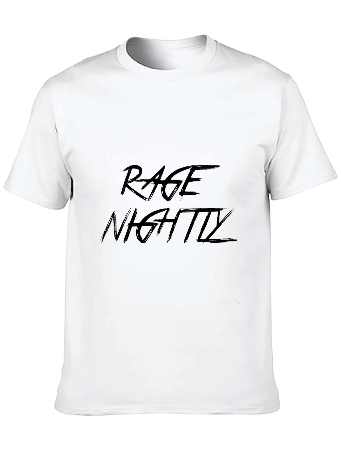 Rage Nightly Black Graphic T-Shirt