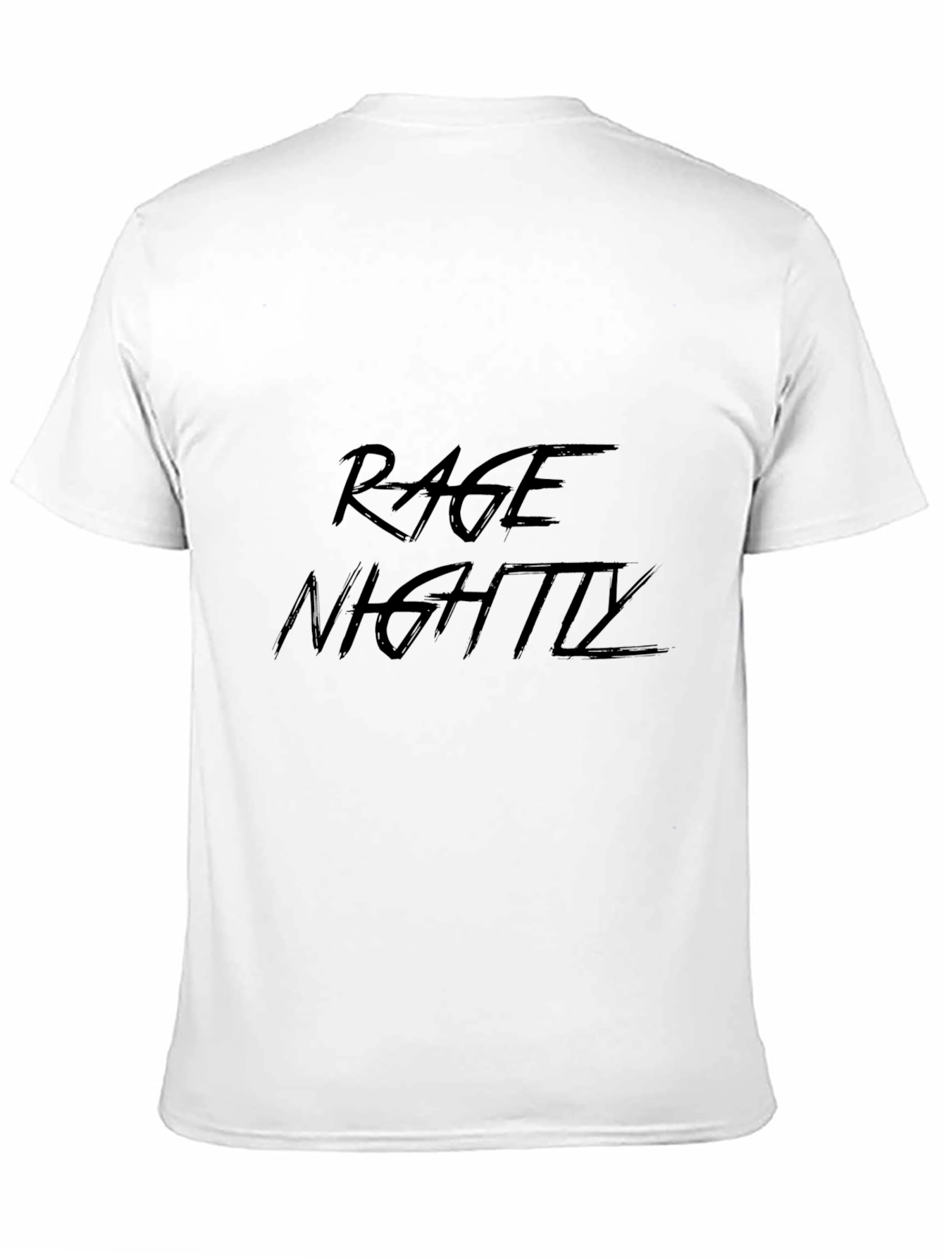 Rage Nightly Black Graphic T-Shirt