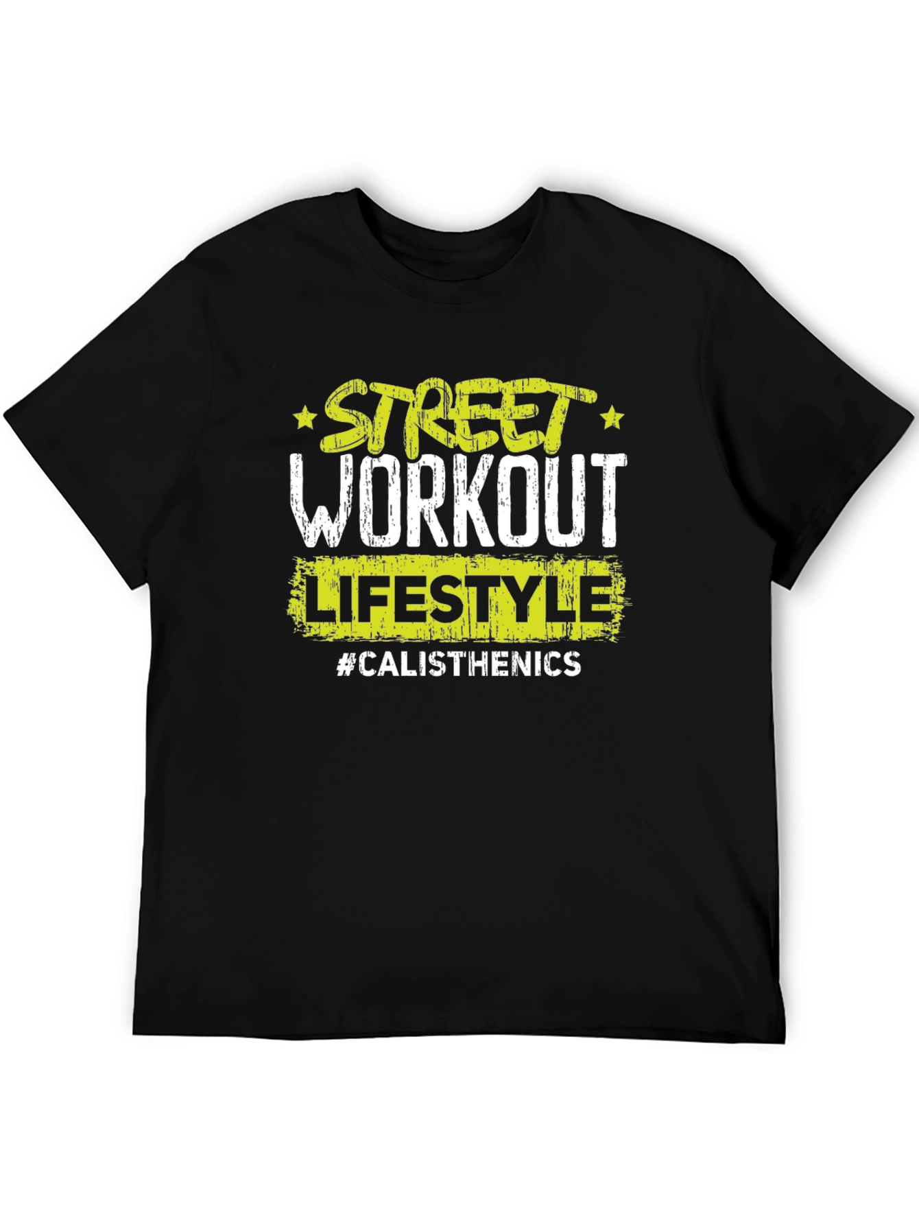 Street Workout Calisthenics T-Shirt - Black