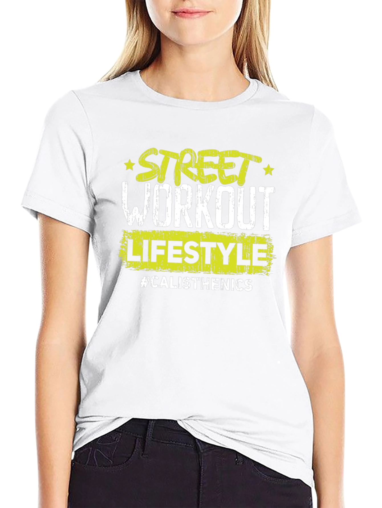 Street Workout Calisthenics T-Shirt - Black