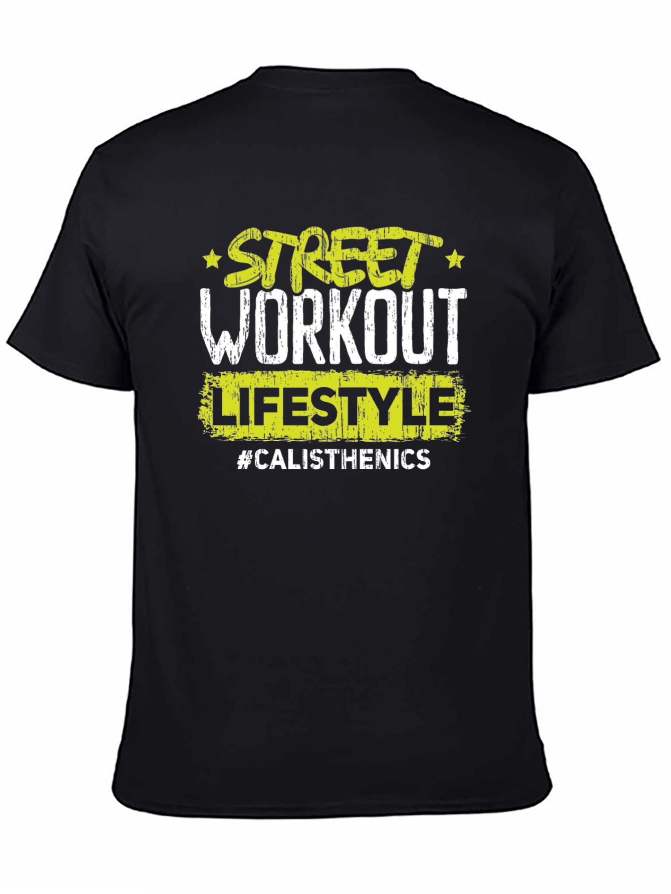 Street Workout Calisthenics T-Shirt - Black