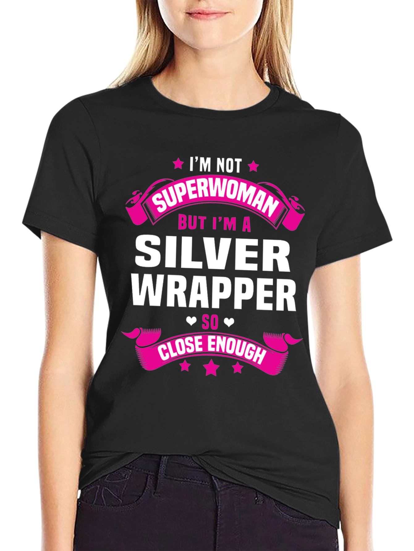 Silver Wrapper Superwoman T-Shirt