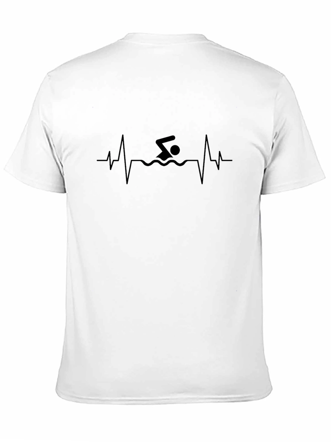 Swimmer Heartbeat Graphic Tee