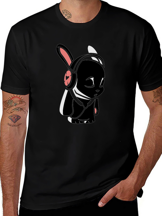 Black Bunny Graphic Tee - Stylish & Unique Design