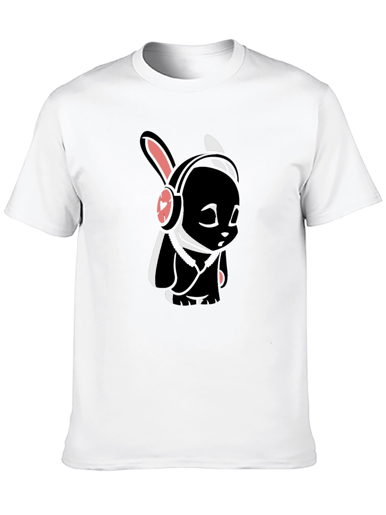 Black Bunny Graphic Tee - Stylish & Unique Design