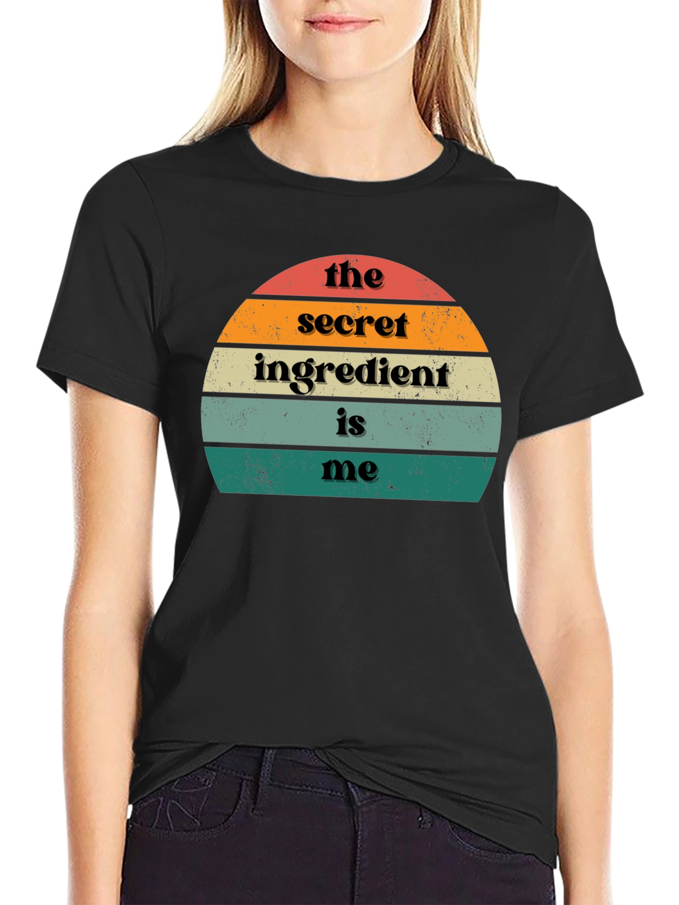The Secret Ingredient Is Me - Retro Style T-Shirt