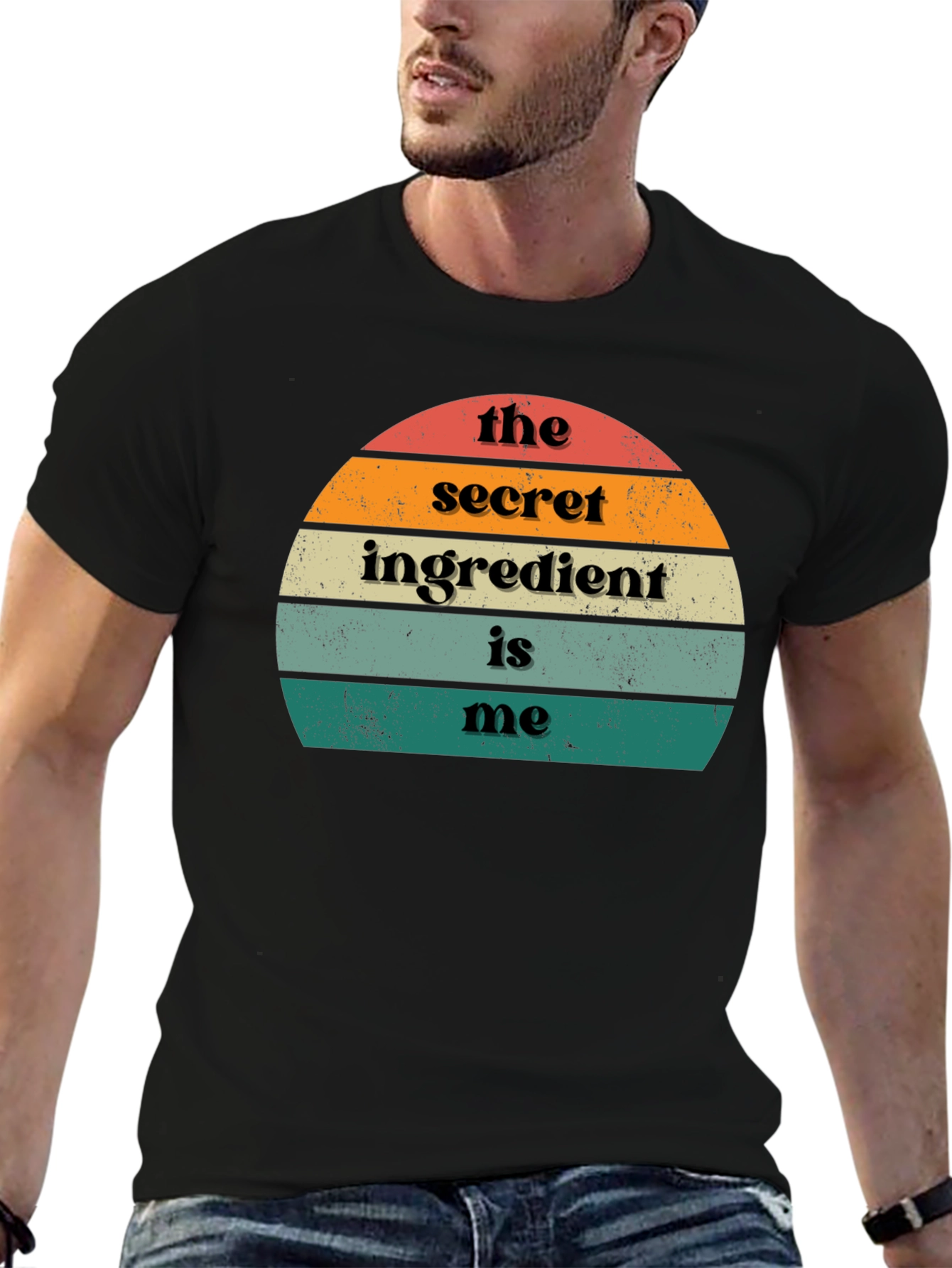 The Secret Ingredient Is Me - Retro Style T-Shirt