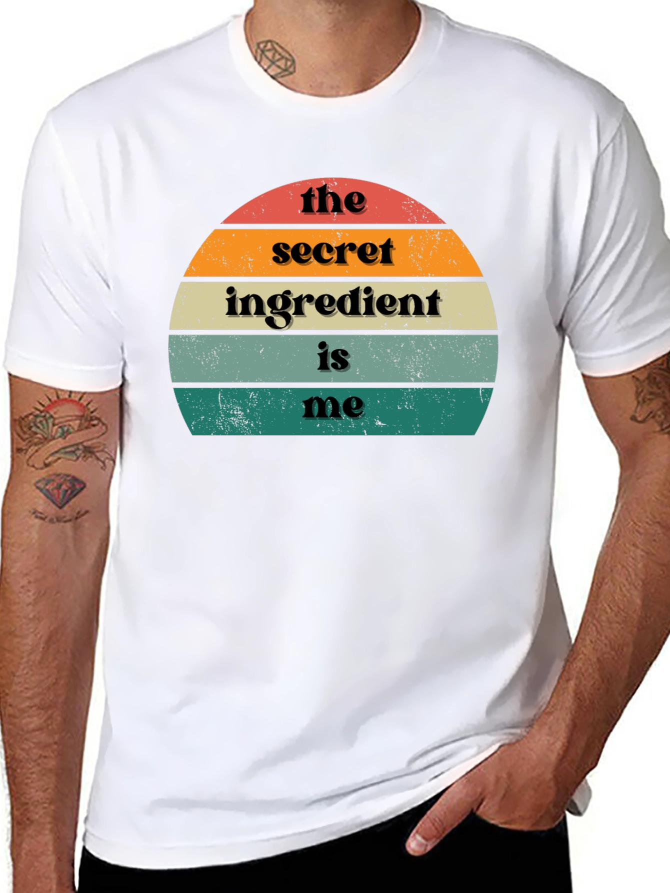 The Secret Ingredient Is Me - Retro Style T-Shirt