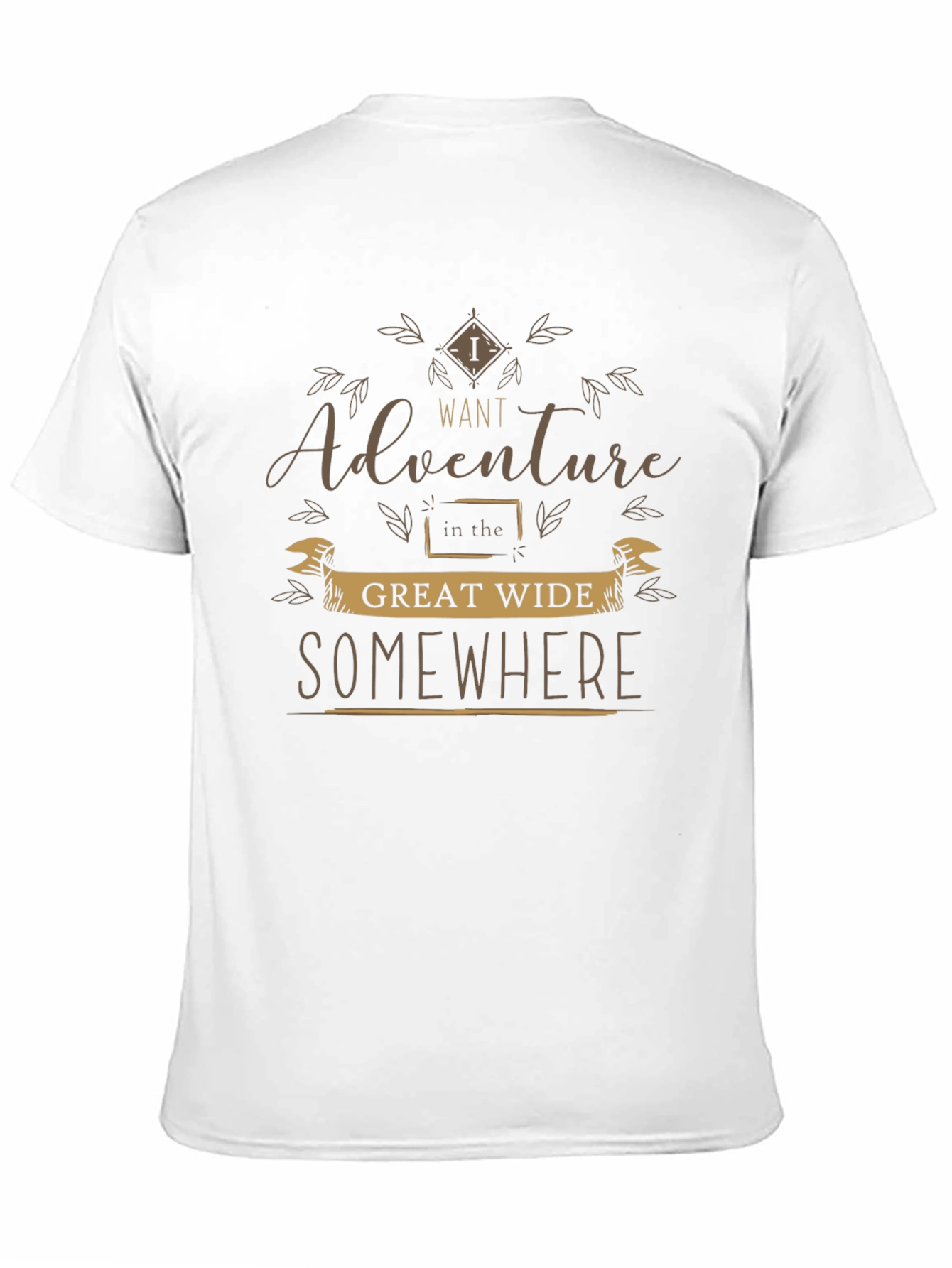 Adventure Awaits Black Graphic Tee