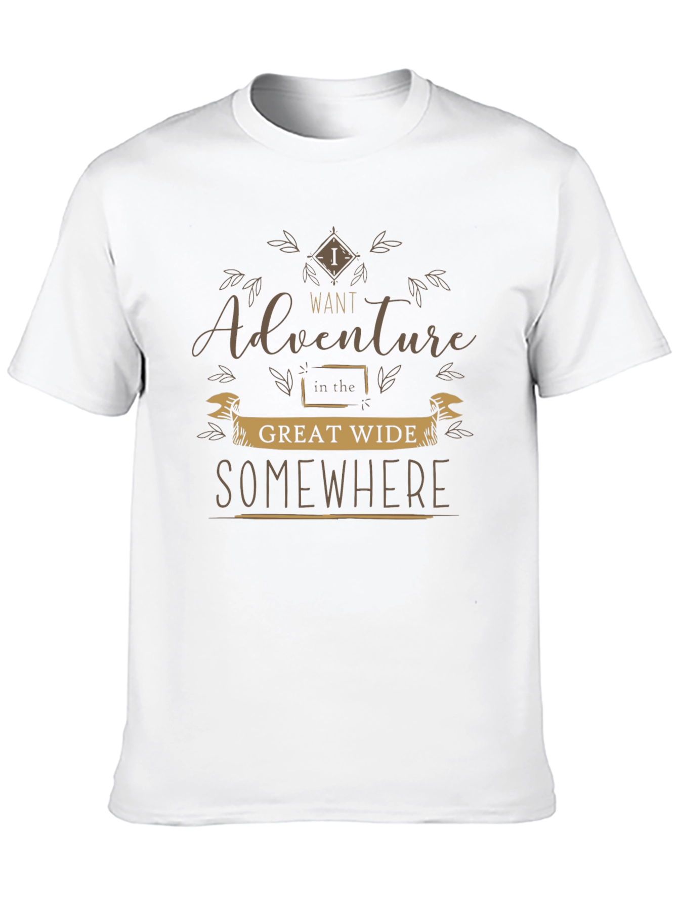 Adventure Awaits Black Graphic Tee