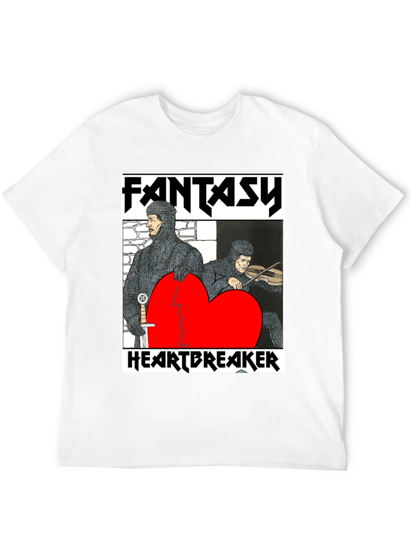Fantasy Heartbreaker Graphic Tee - Black