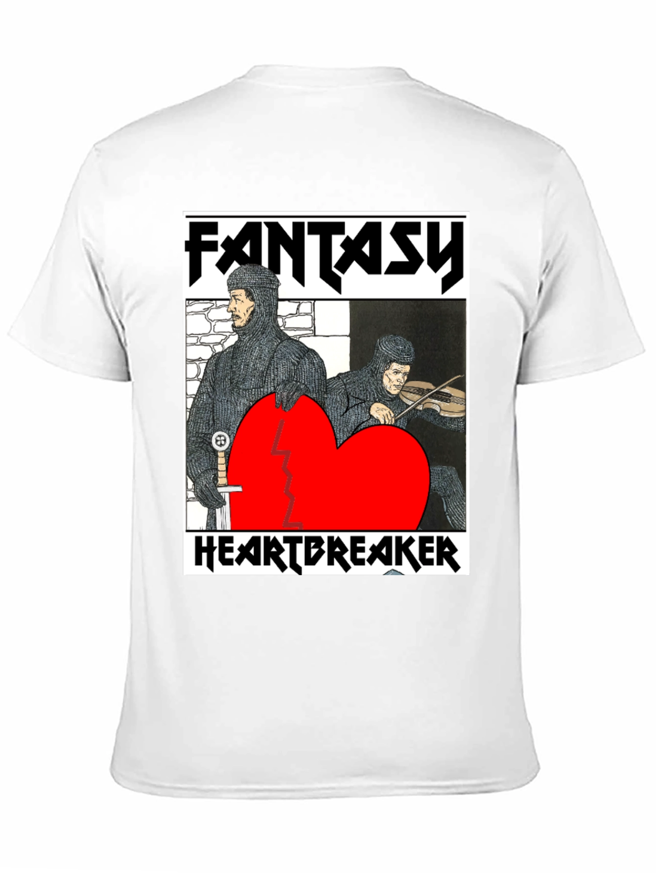 Fantasy Heartbreaker Graphic Tee - Black
