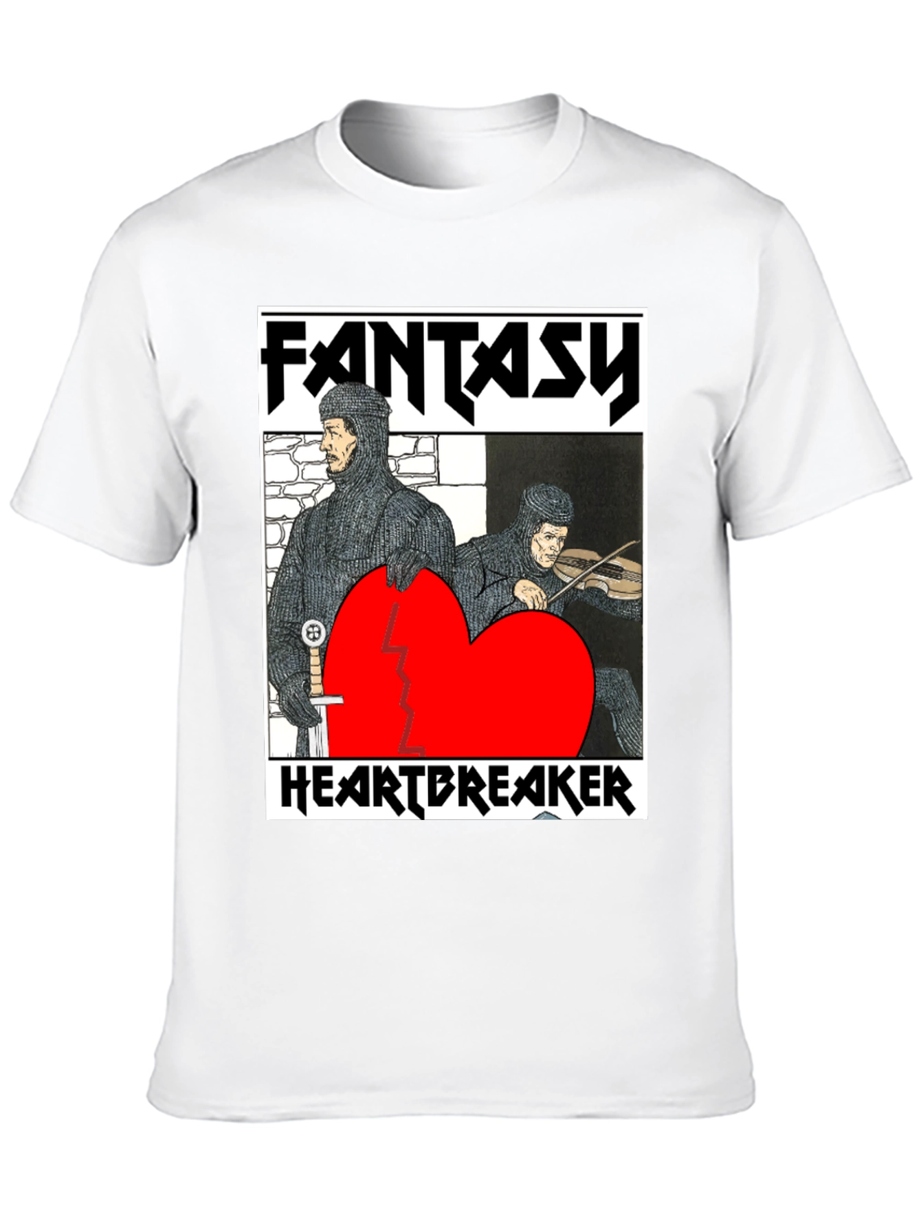 Fantasy Heartbreaker Graphic Tee - Black