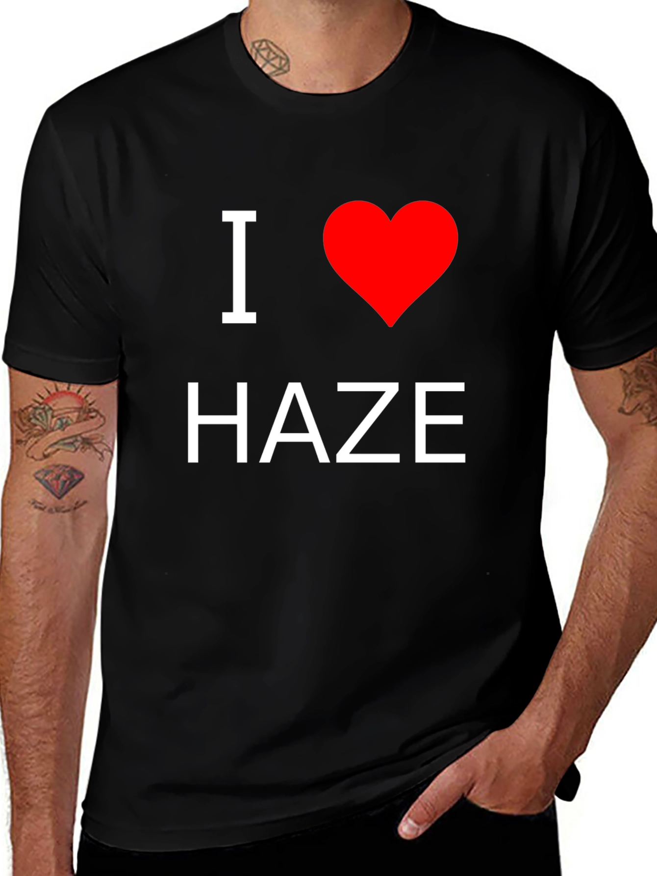 I Heart Haze Black T-Shirt