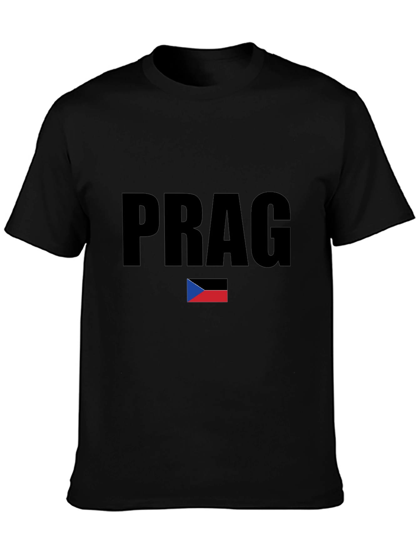 Prag T-Shirt with Czech Flag - Stylish Souvenir