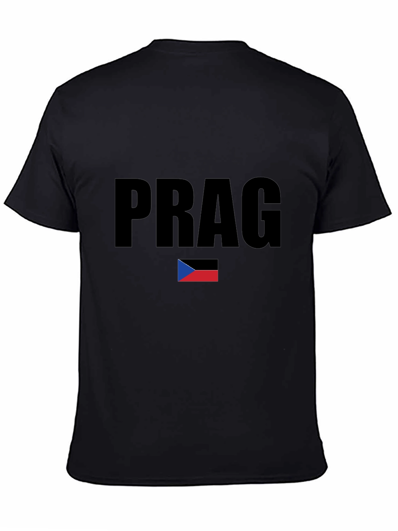 Prag T-Shirt with Czech Flag - Stylish Souvenir