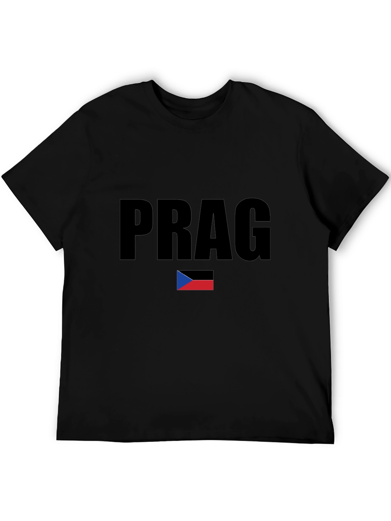 Prag T-Shirt with Czech Flag - Stylish Souvenir