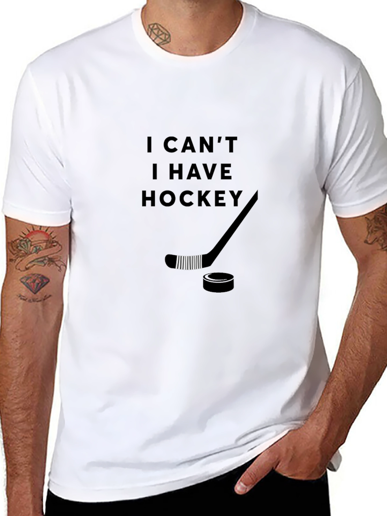 I Cant I Have Hockey T-Shirt