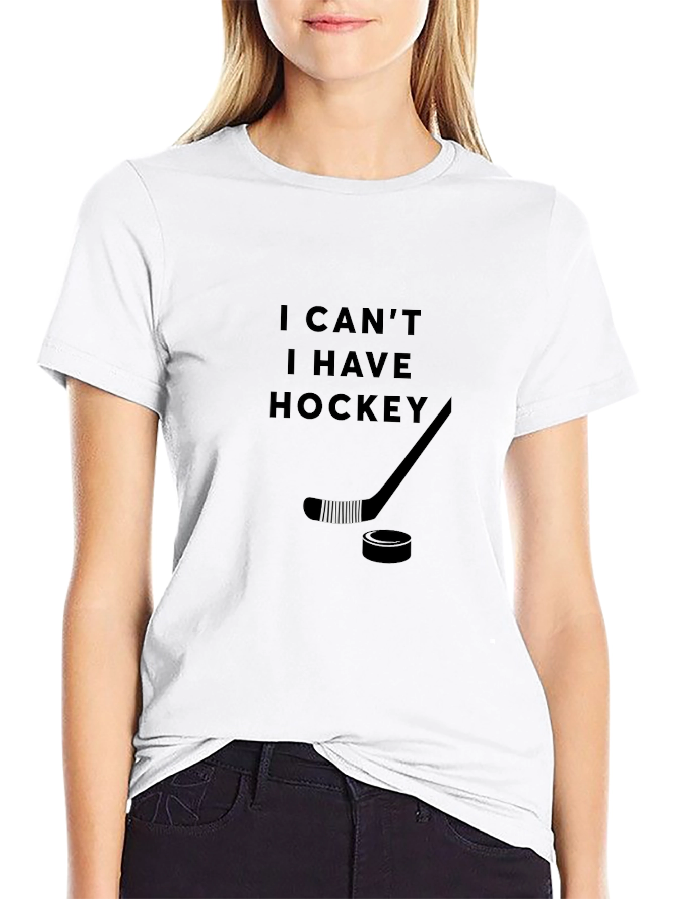 I Cant I Have Hockey T-Shirt