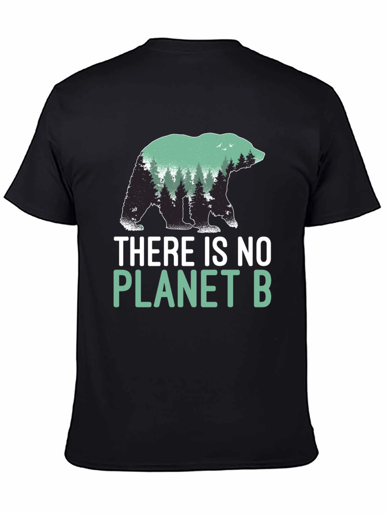 Planet B Bear Graphic T-Shirt - Eco-Friendly Design